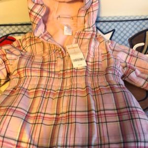 Girls Gymboree fall coat. New with tags. Plaid.